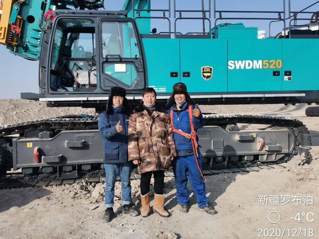山河旋挖鉆機(jī)在“死亡之?！弊V寫新篇章