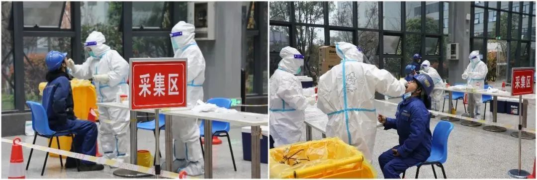 抗疫先鋒在行動！山河智能志愿者助力核酸采樣