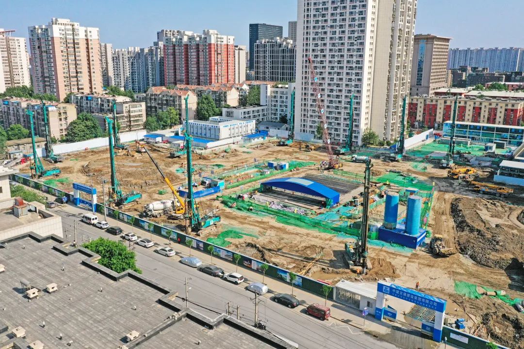 閃耀首都！山河智能旋挖鉆機(jī)集群助力民生工程
