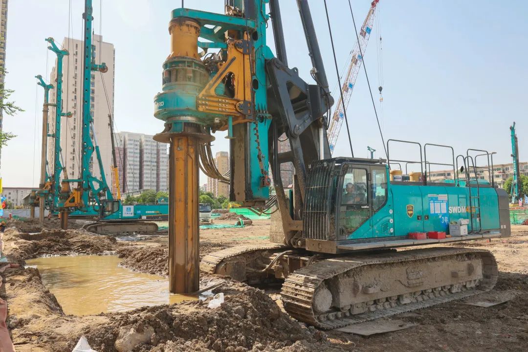 閃耀首都！山河智能旋挖鉆機(jī)集群助力民生工程