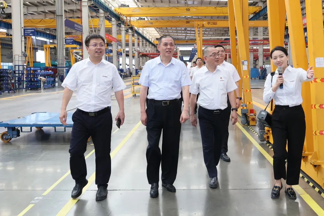 中鐵城建集團(tuán)黨委書記、董事長(zhǎng)申景濤到訪山河智能