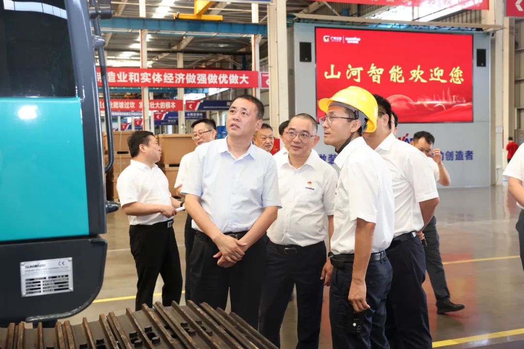 中鐵城建集團(tuán)黨委書記、董事長(zhǎng)申景濤到訪山河智能