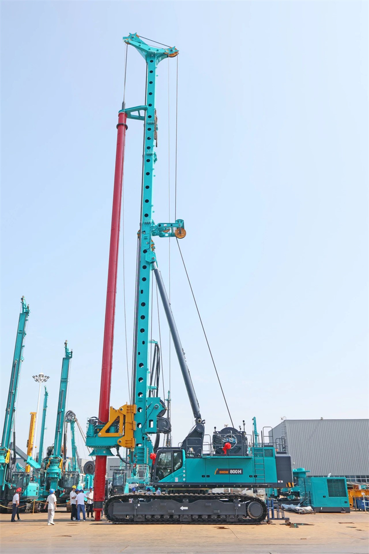 山河智能樁工機(jī)械再添強(qiáng)將！SWDM800H旋挖鉆機(jī)順利下線
