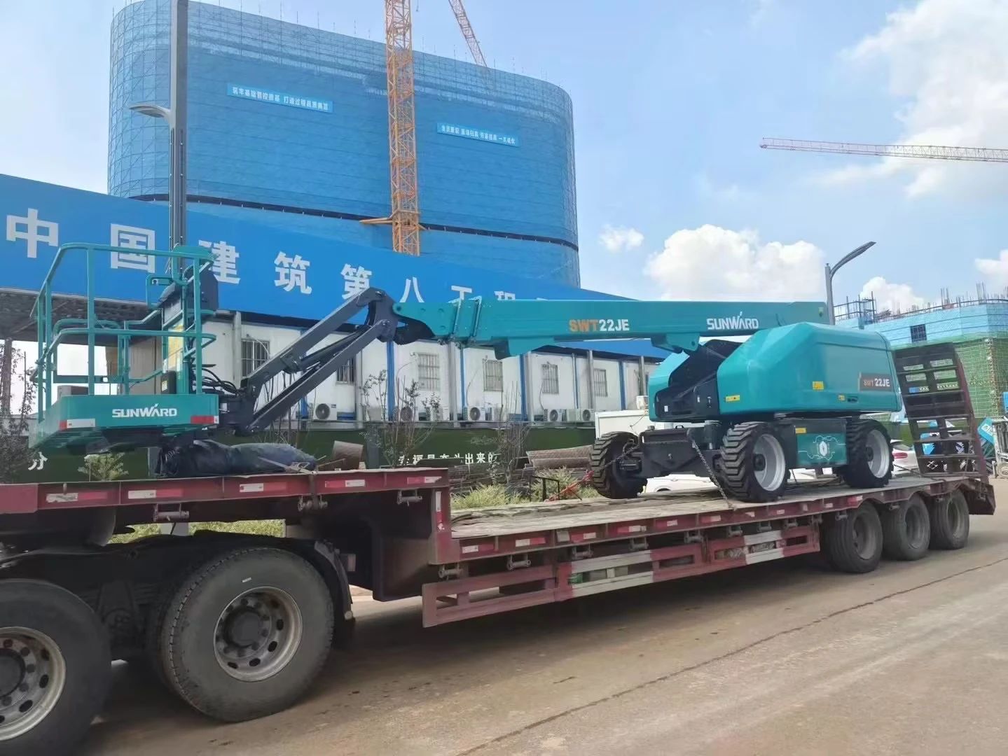 實(shí)力上新！山河智能電動(dòng)直臂高空作業(yè)平臺(tái)進(jìn)軍華中市場(chǎng)