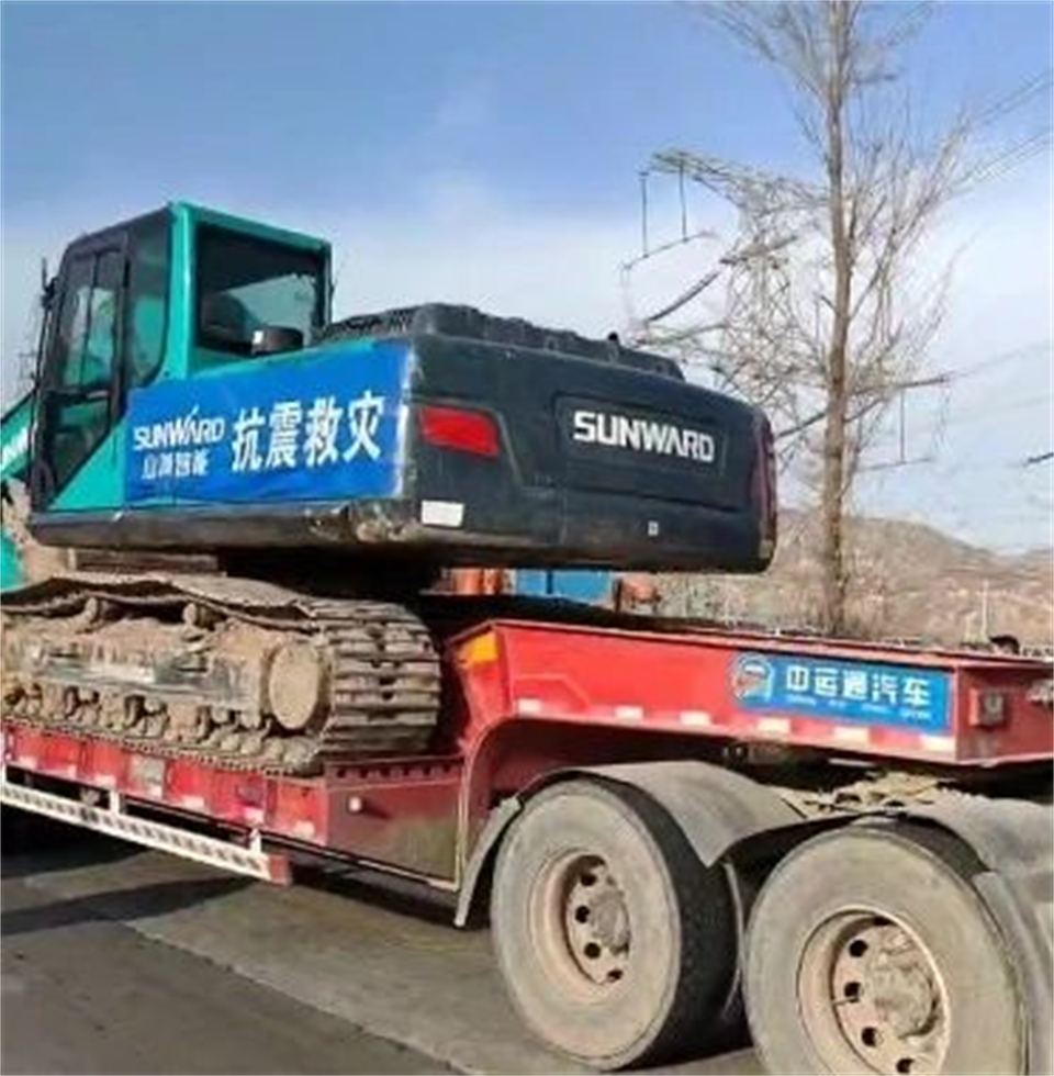 支援抗震救災(zāi)一線，山河智能在行動！