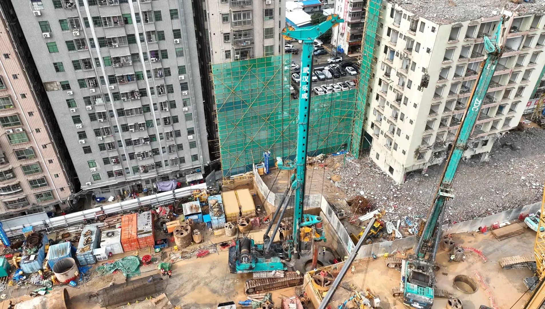 性能突出，超強助力！山河智能旋挖鉆機助力深圳地鐵五和站施工